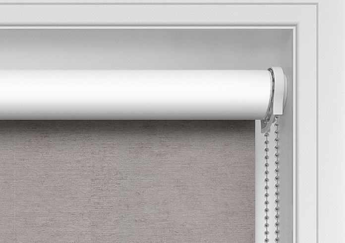 Plush (Blackout), Light Grey - Twist&Fit Roller Blind - Image 11